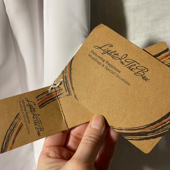 Light In The Box White Party, Formal, Wedding Dress. Sleeveless. Bling. NWT - Picture 6 of 13